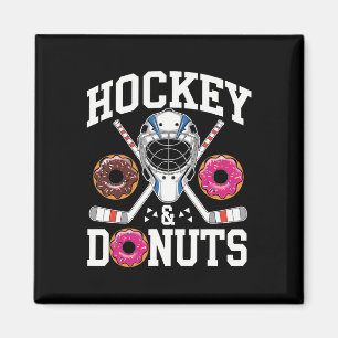 Aimant Hockey Et Beignets Drôle De Sport Et Collation 