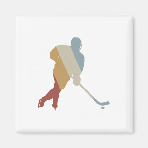 Aimant Hockey Style Rétro Vintage (1)