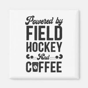 Aimant Hockey sur gazon Café Propulsé Par Hockey sur gazo