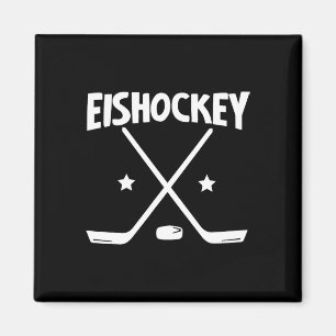 Aimant Hockey sur glace - Crosse croisée (1)