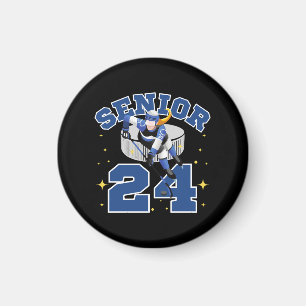 Aimant Hockey sur glace drôle Senior 2024
