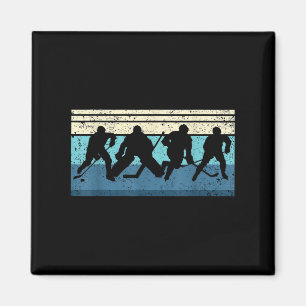 Aimant Hockey sur glace noir