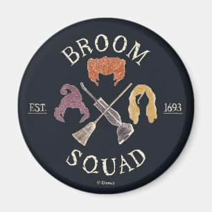 Aimant Hocus Pocus Broom Squad Est. 1693