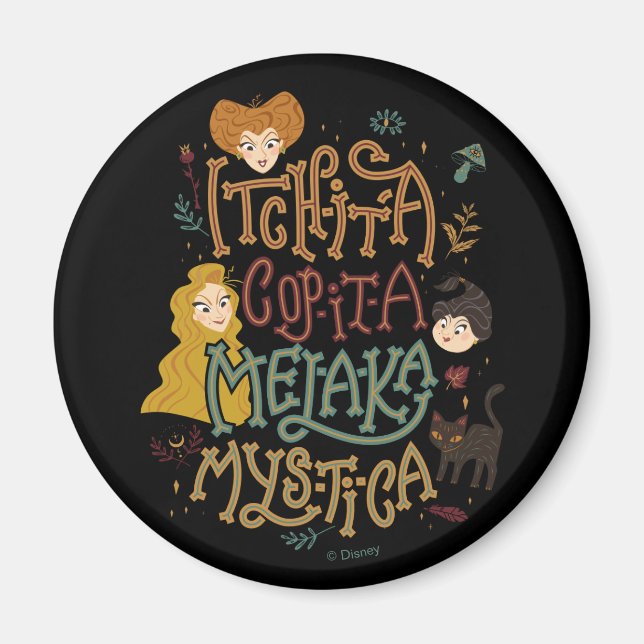 Aimant Hocus Pocus Mystique Spell Incantation (Devant)