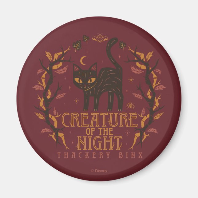 Aimant Hocus Pocus Thackery Binx Night Magie (Devant)