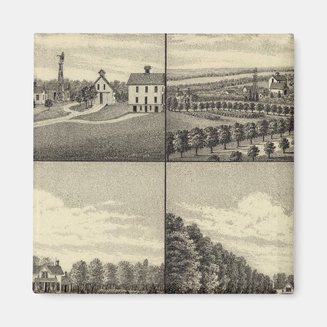 Aimant Hodges Home, Nebraska (Devant)