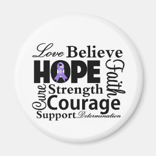 Aimant Hodgkins Lymphoma Collage of Hope