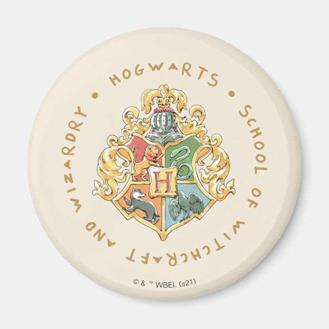 Aimant HOGWARTS™ School of Witchcraft et Wizardry (Devant)