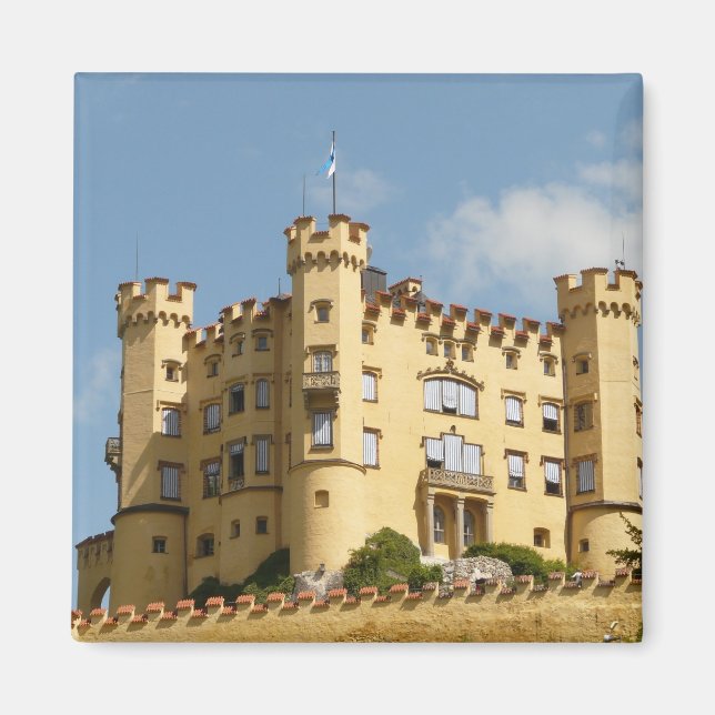 Aimant Hohenschwangau Château Allemagne Cadeaux touristiq (Devant)