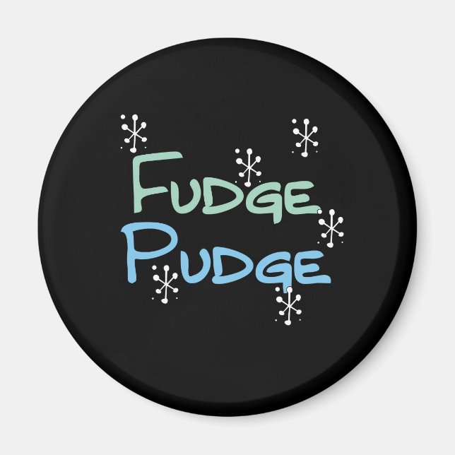 Aimant Holiday Fudge Pudge (Devant)
