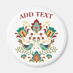 Aimant Hollandais Hex Welcome Birds