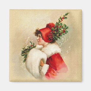 Aimant Holly Lady