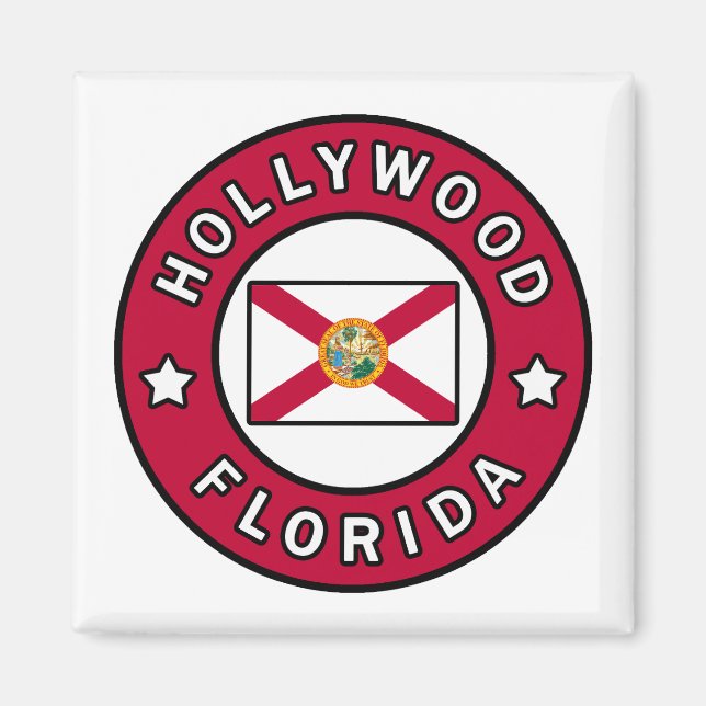 Aimant Hollywood Floride (Devant)
