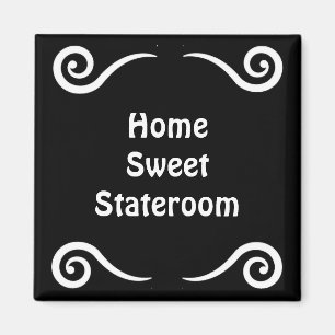 Aimant Home Sweet Stateroom Porte Marker