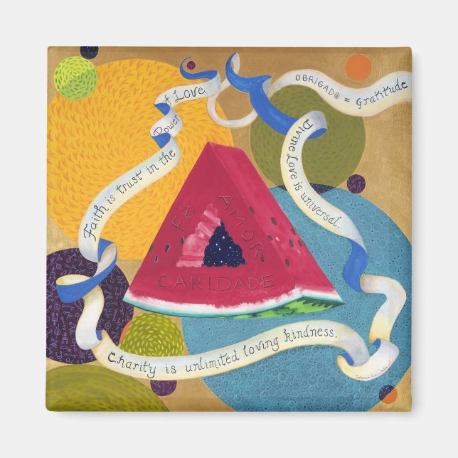 Aimant Hommage au triangle de prière MAGNET* (Devant)