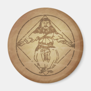 Aimant Homme comme charmes magiques chinois d'univers