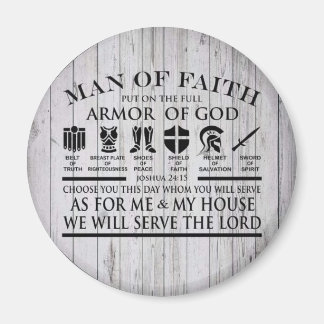 Aimant Homme de foi Armure de dieu