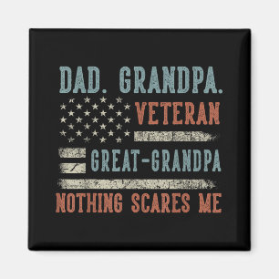 Aimant Hommes Fête des pères Papa Grand-père Vétérinaire 