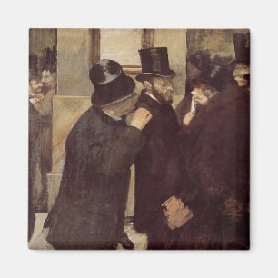 Aimant Hommes riches à la Bourse (par Edgar Degas)