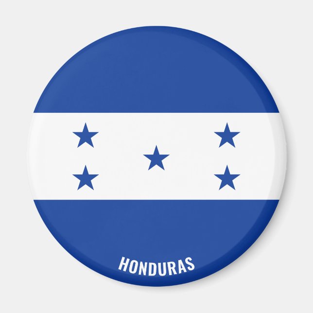Aimant Honduras Drapeau charmant patriotique (Devant)