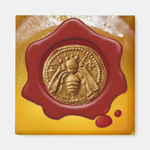 AIMANT HONEY BEE RED WAX SEAL