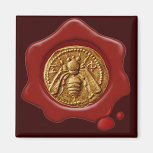 AIMANT HONEY BEE RED WAX SEAL