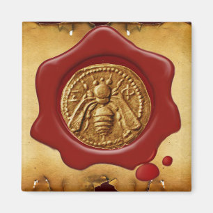AIMANT HONEY BEE RED WAX SEAL