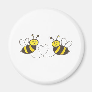 Aimant Honey Bees with Heart
