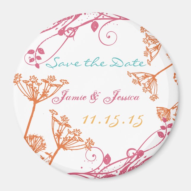 Aimant HoneySuckle Mariages utiliser l'aimant montré ci-d (Devant)