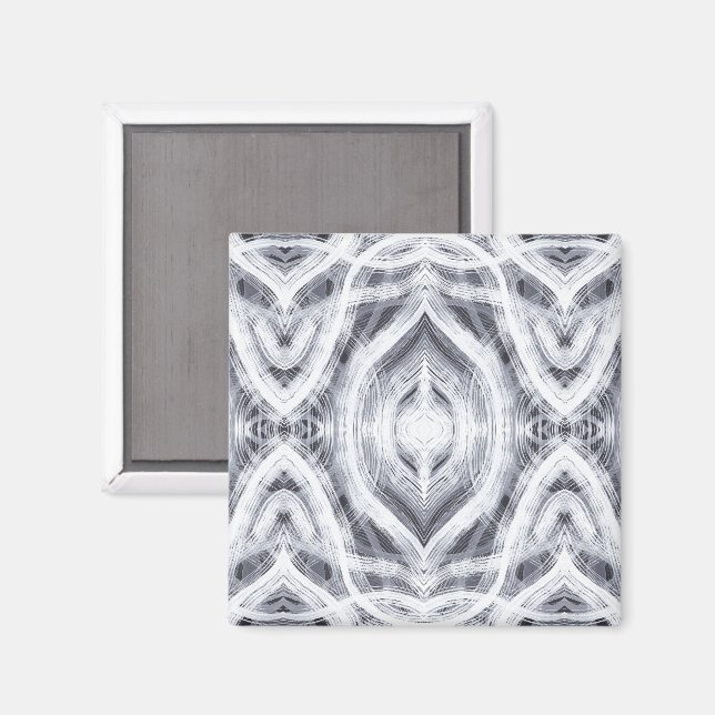 Aimant Hope Abstract Light White Watercolor Art (Recto/Verso)