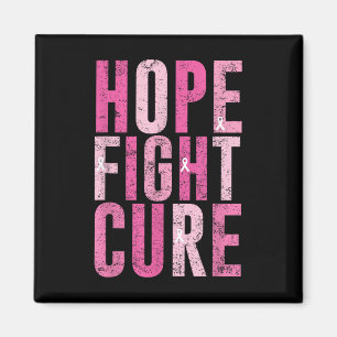 Aimant Hope Fight Cure Breast Cancer Awareness Design T