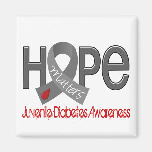Aimant Hope Matters 2 Diabète juvénile