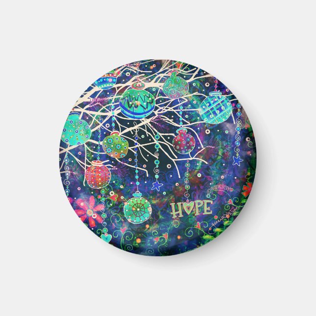 Aimant Hope Ornamity Inspirivity Joli Noël (Devant)