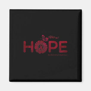 Aimant HOPE Papillon Cerveau Aneurysme Cadeaux de sensibi