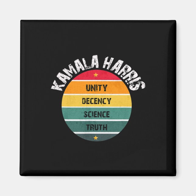 Aimant Hope Unity Decency Science Truth Inauguration 2021 (Devant)