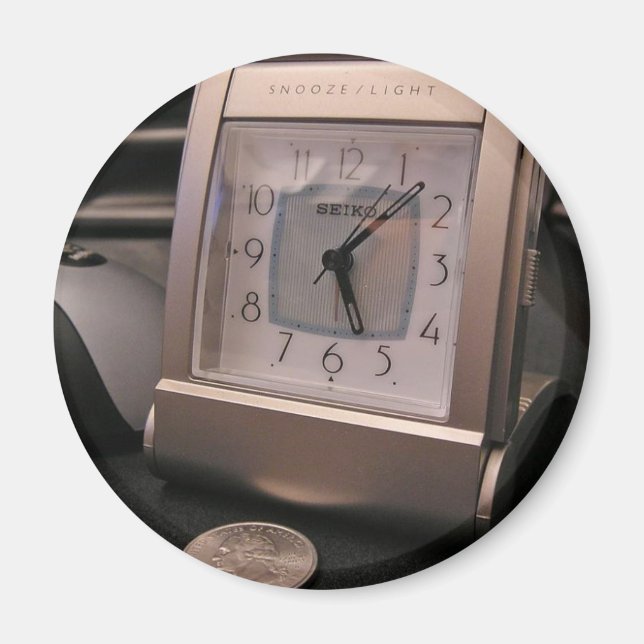 Aimant Horloge d'alarme Seiko (Devant)