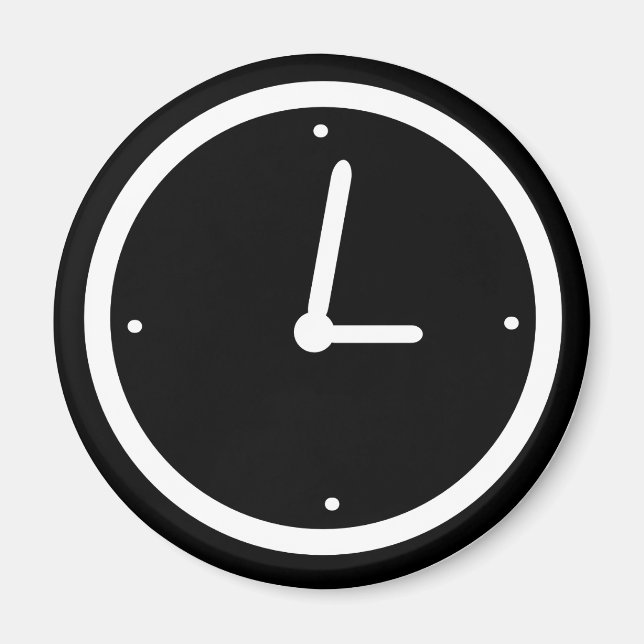 Aimant Horloge - Heure (Devant)