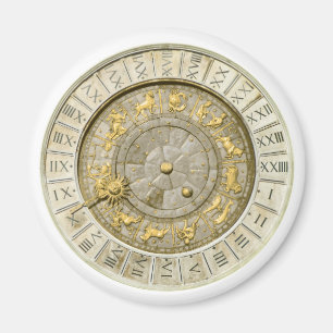 Aimant Horloge Venise antique