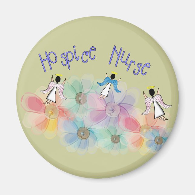 Aimant Hospice Nurse WHISPY Angels Design (Devant)