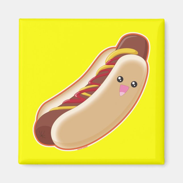 Aimant Hot Dog ! (Devant)