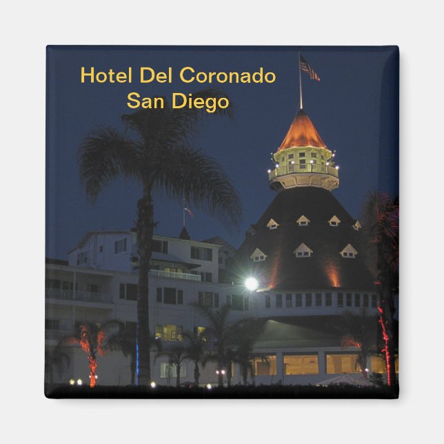 Aimant Hotel Del Coronado San Diego Californie (Devant)