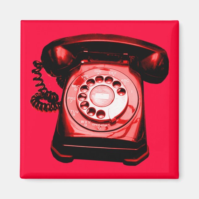 Aimant Hotline Rouge (Devant)