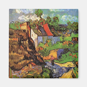 Aimant Houses in Auvers, Fine art by Vincent van Gogh.