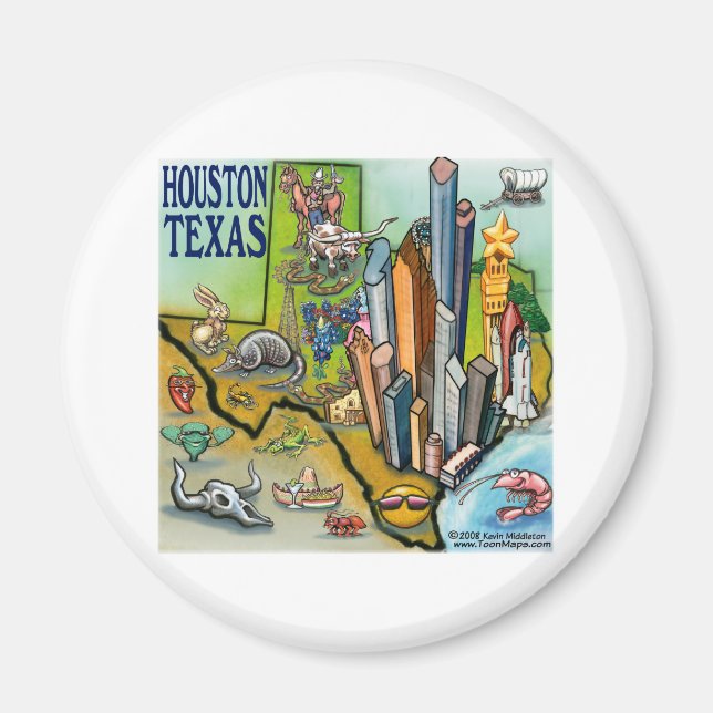 Aimant Houston TX (Devant)