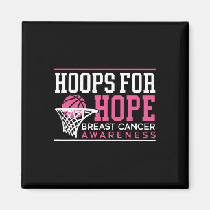 Aimant Hovers For Hope Basketball Player Cancer du sein A