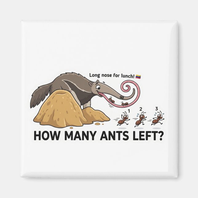 Aimant How Many Ants Left? Animal World Quest for Toddler (Devant)