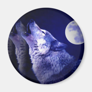 Aimant Howling Wolf