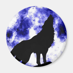 Aimant Howling Wolf à Moon