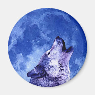 Aimant Howling Wolf à Moon