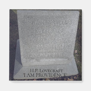 Aimant HP Lovecraft Grave - Je Suis Providence